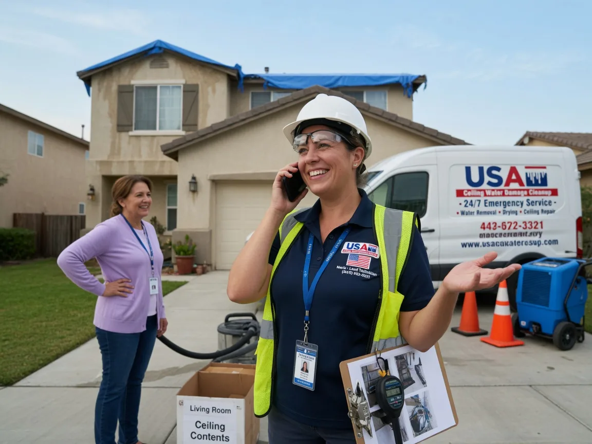 Ceiling Water Damage Restoration Houston, DE FAQs